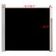 Patio Awning Retractable Side Awning Outdoor, Black