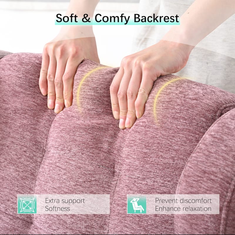 Modern Accent Chair,Chenille Living Room Lounge Chair / Throw Pillow,Comfy Reading Chair,Mid Century Living Room Chair