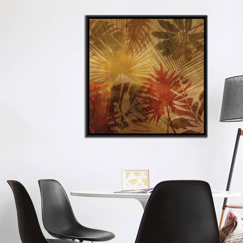 iCanvas "Sunlit Palms I" by John Seba Framed Canvas Print
