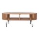 preview thumbnail 7 of 8, Aurelle Home Mid-Century Modern Rounded Coffee Table