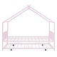preview thumbnail 7 of 28, Full Size Metal House Bed with Twin Size Trundle
