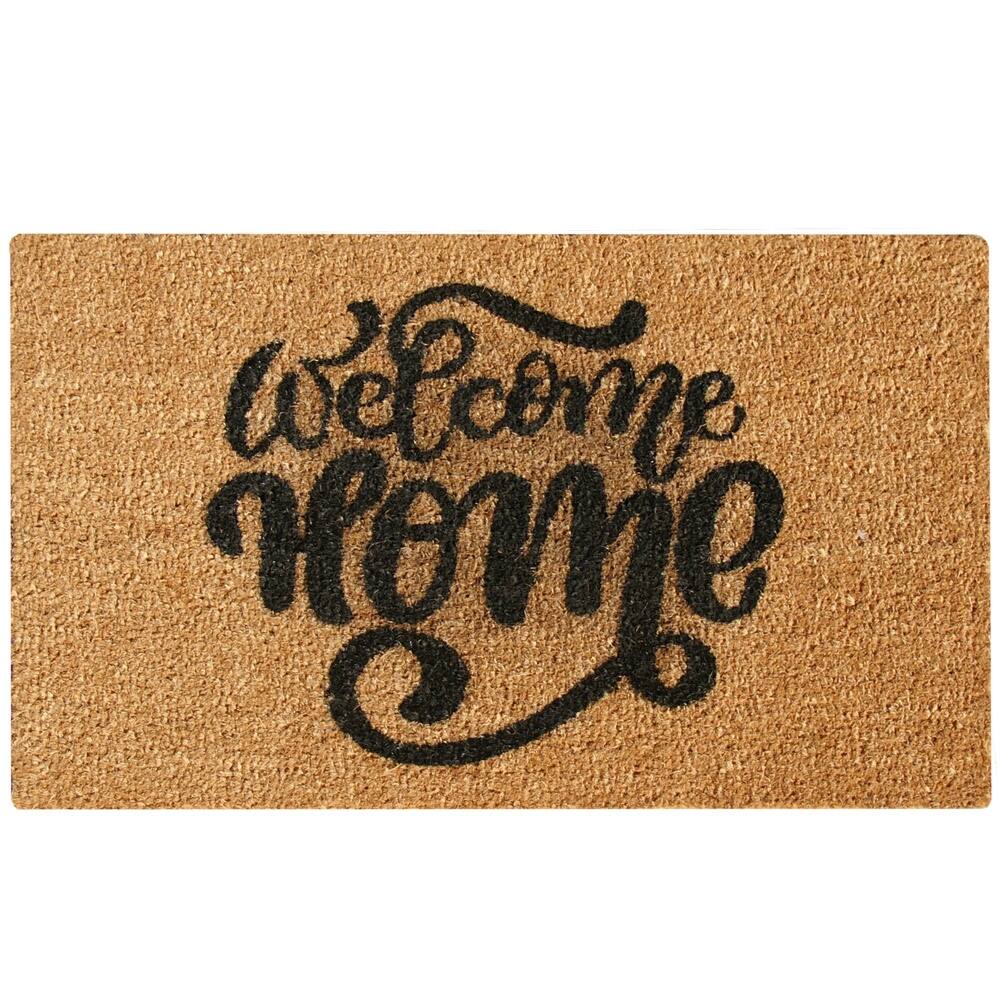 Rubber-Cal "Cute and Curvy" - Welcome Home Doormats 15mm X 18" X 30"