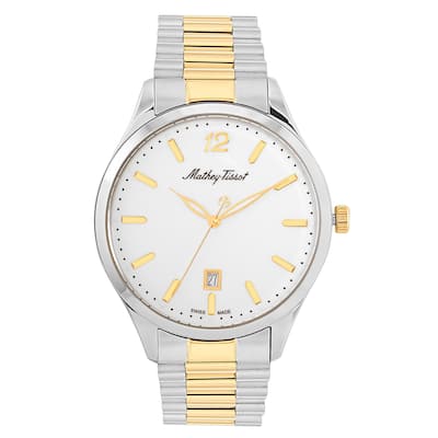 Mathey Tissot Men's Urban Metal White Dial Watch - H411MBI - 6 (36)