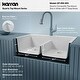 preview thumbnail 52 of 53, Karran Top Mount Double Equal Bowl Quartz Kitchen Sink - 33" x 22" x 9" - 33" x 22" x 9"