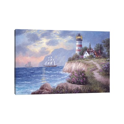 iCanvas "White Cliff Bay" by Dennis Lewan Canvas Print