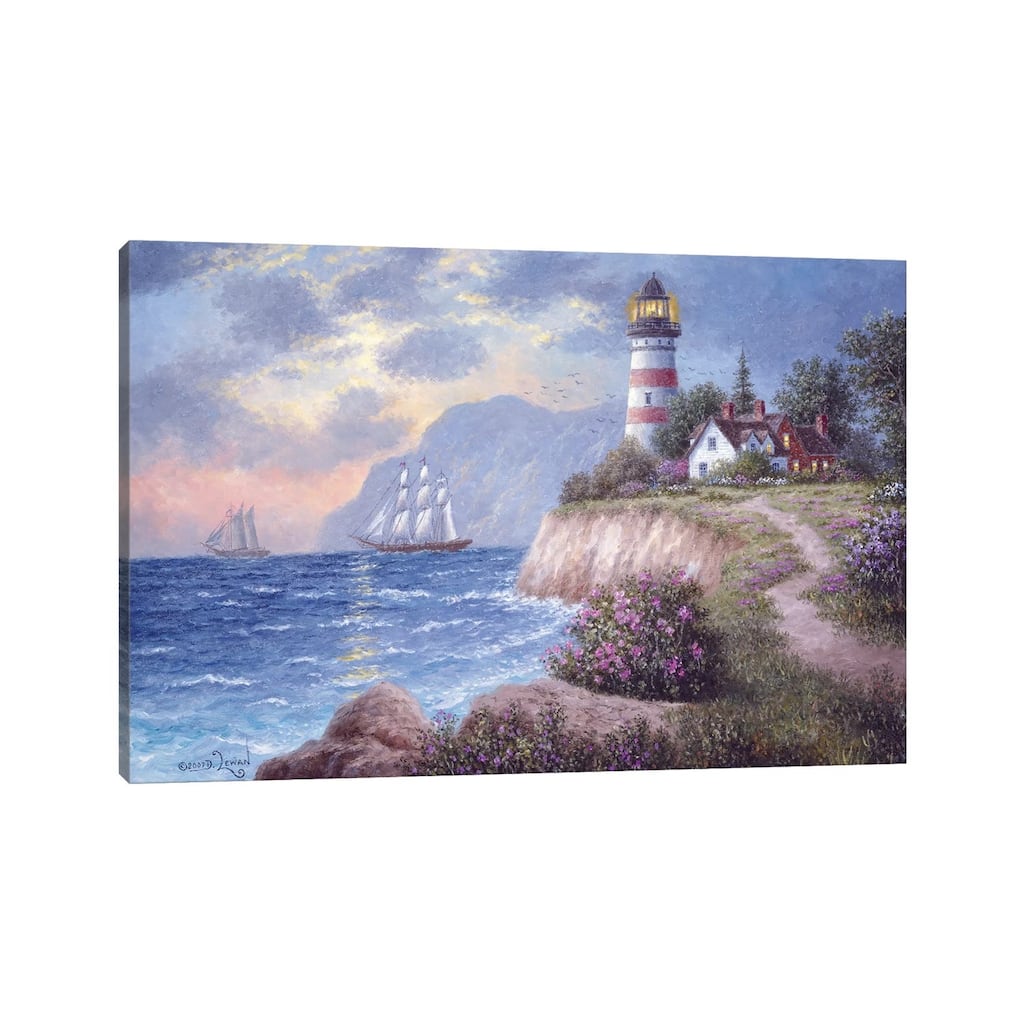 iCanvas "White Cliff Bay" by Dennis Lewan Canvas Print