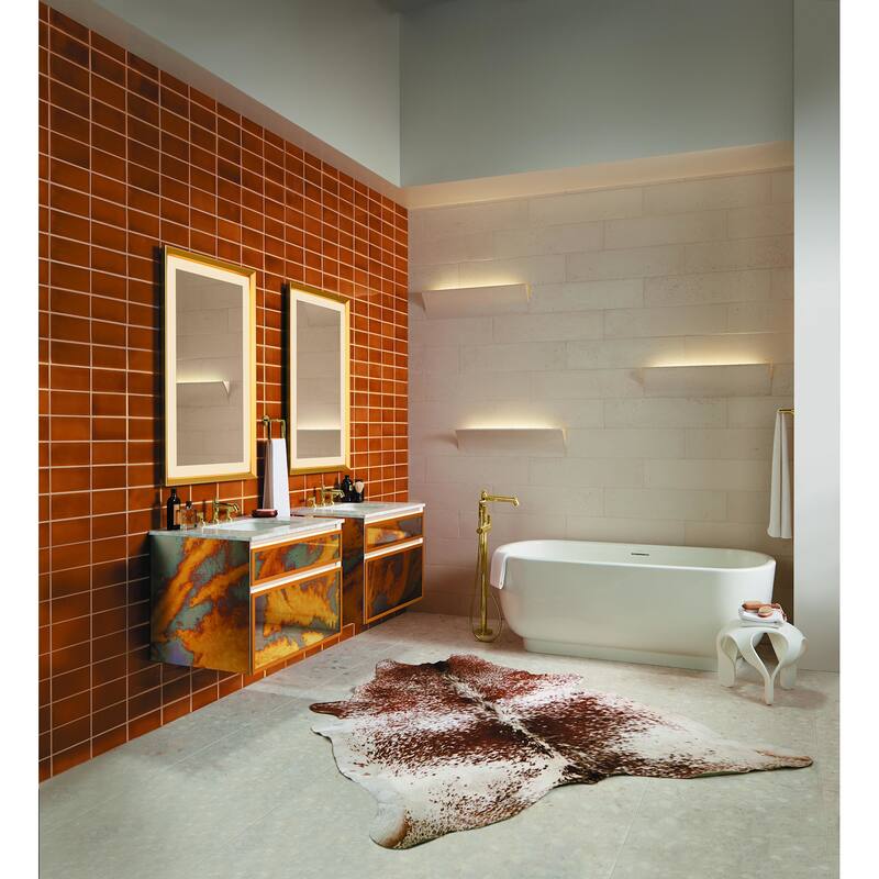 Robern YM2733RPCMD3K Sculpt 27"W x 33"H Rectangular Flat Metal Framed