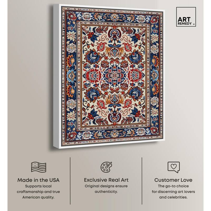 Morrocan Garden Canvas by Art Remedy