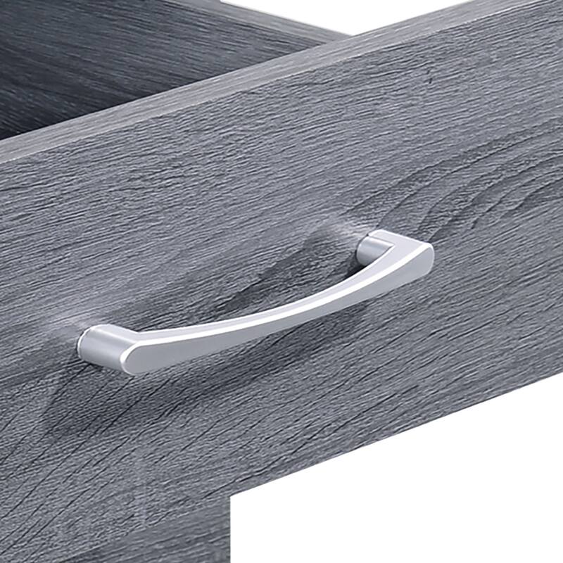 6-Drawer Wooden Bedroom Chest - 48" - Gray