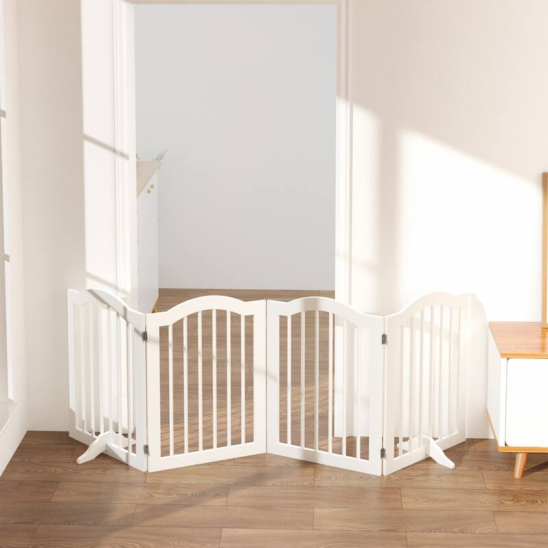 27.6" Height Tall Freestanding Pet Gate