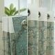 preview thumbnail 25 of 30, Fabdivine Handmade Pure Linen Fabric Eyelet Curtain Block Print Floral Drape