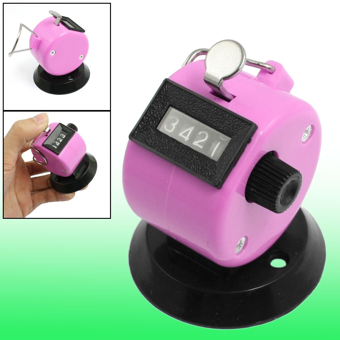 Manual Counter 4 Digit Mechanical Palm Click Counter Plastic