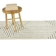 preview thumbnail 23 of 26, Carmody Modern Geometric Art Deco Area Rug 2'2" x 7' - Cream