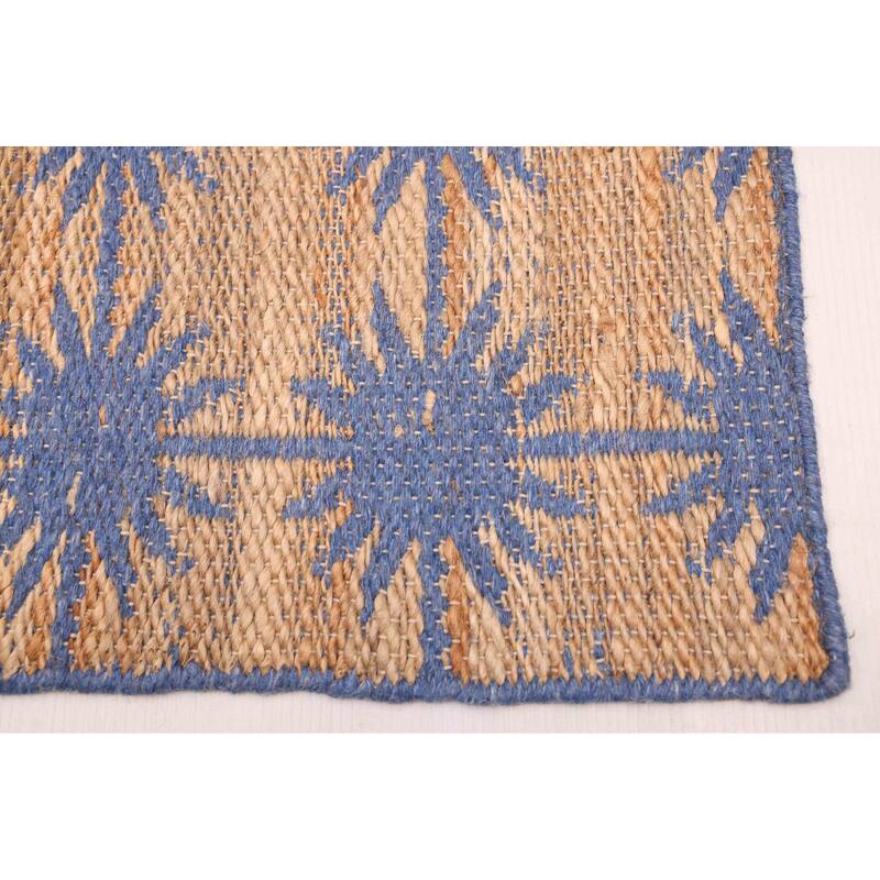 ECARPETGALLERY Flat-Weave Palas Denizli Tan Jute Kilim - 5'3 x 7'6