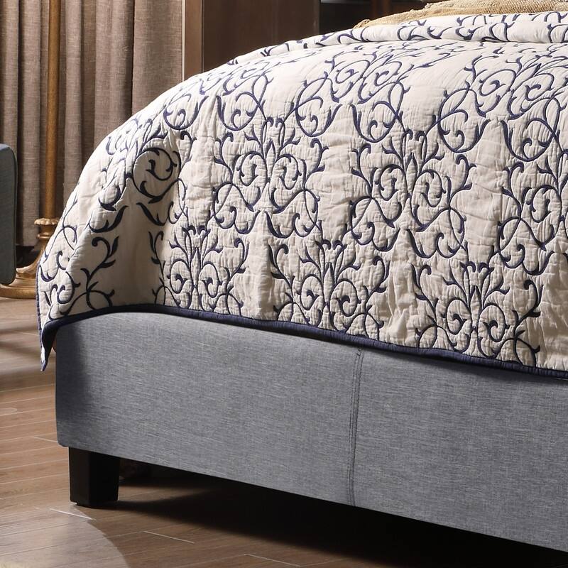 Vesta Chesterfield Tufted Upholstered Low Profile Standard Bed By Moser Bay