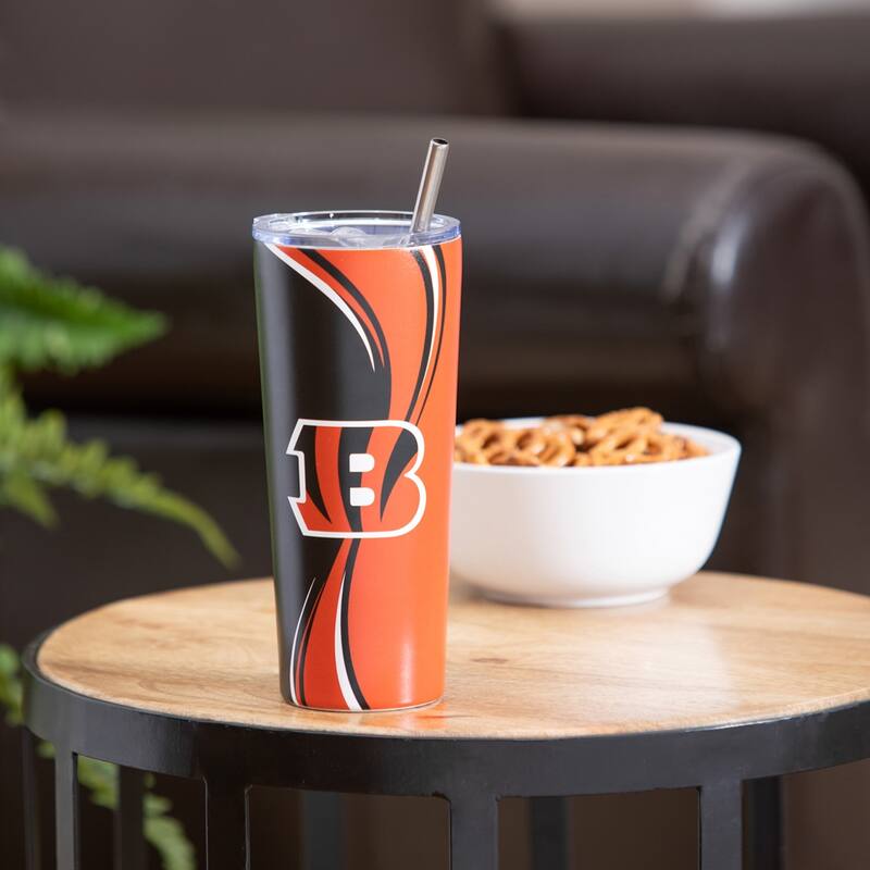 20 oz Stainless Steel Tumbler, Cincinnati Bengals