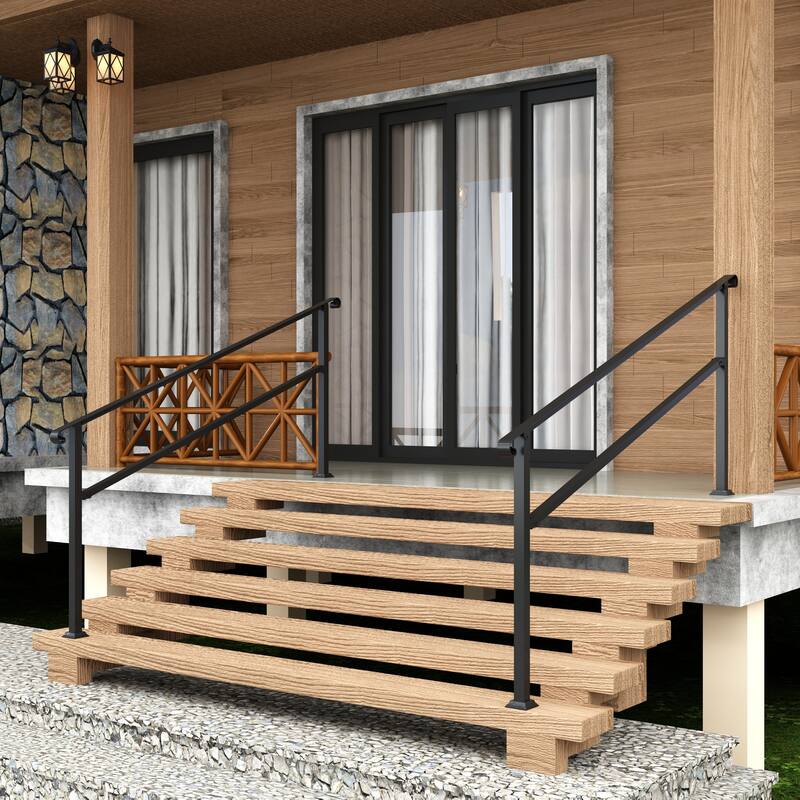 Iron Stair Rail Steps Suitable for Garden Porch and Home Applications