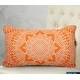 preview thumbnail 67 of 72, Premium Indoor/Outdoor Throw Pillows with Inserts for Patio Furniture, Chairs, and Indoor Décor |18''X18'' | 12''X20'' ORANGE/WHITE 12X20