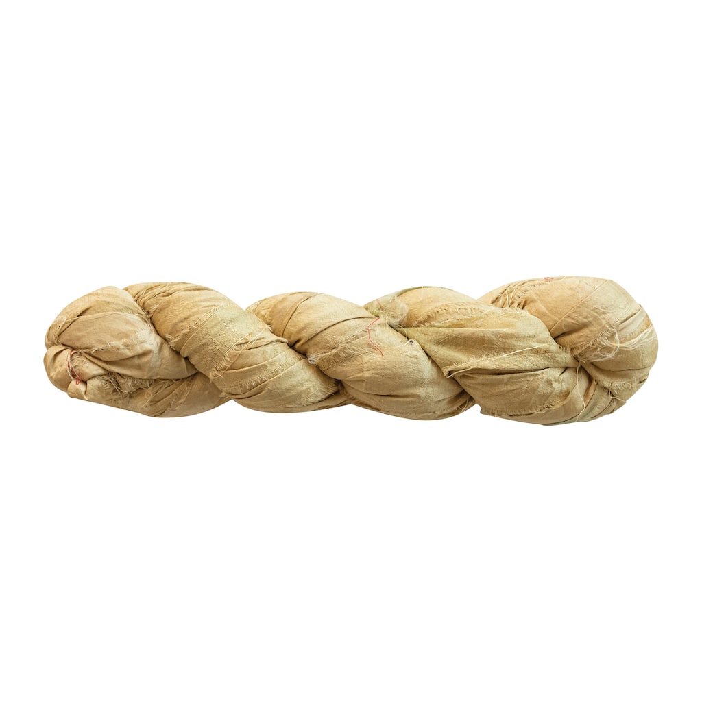 75-Yard Torn Silk Ribbon - Khaki