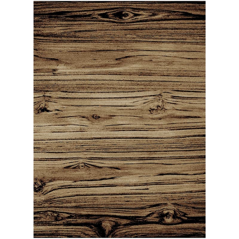 American Destination Lumberton Brown Lodge Area Rug - 2'3"x3'3"