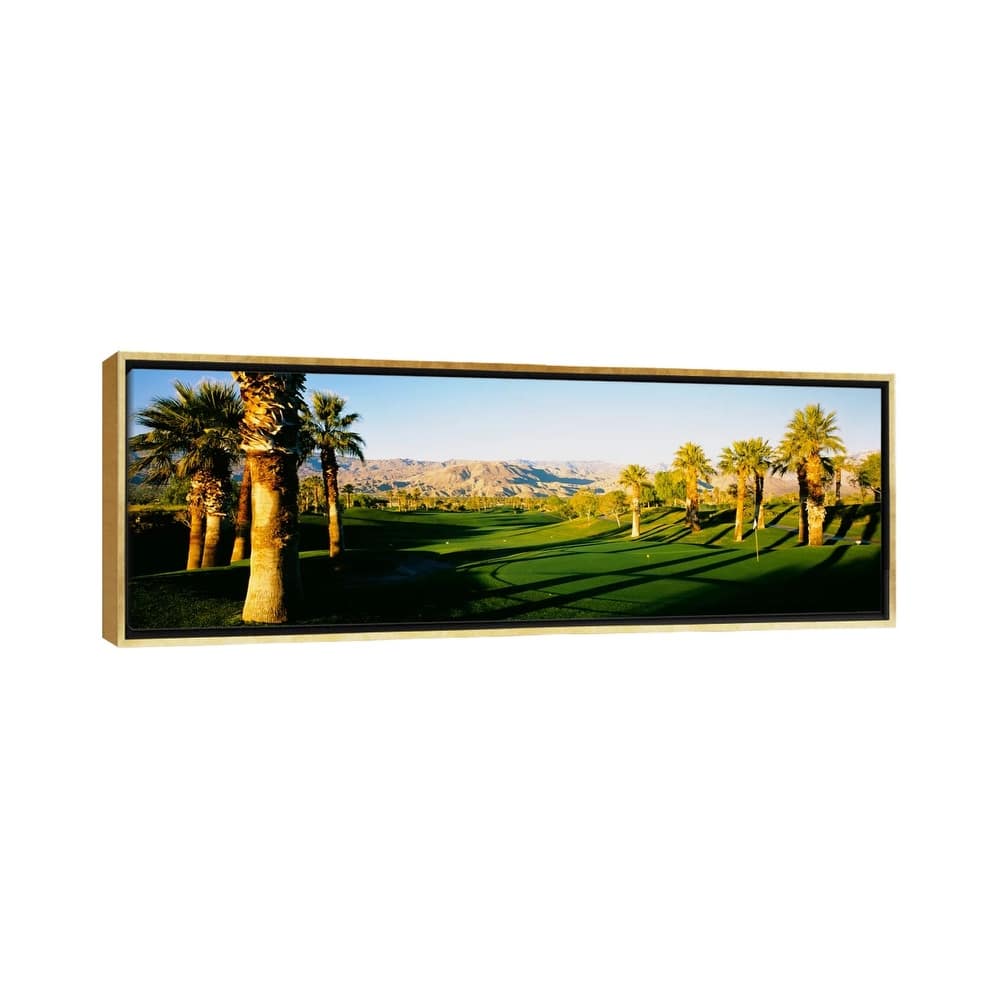 iCanvas "Palm Course, Desert Springs Golf Club, JW Marriott Desert Springs Resort & Spa" by Panoramic Images Framed Canvas Print