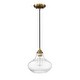 preview thumbnail 11 of 10, Bellevue Single Light 10" Wide Pendant
