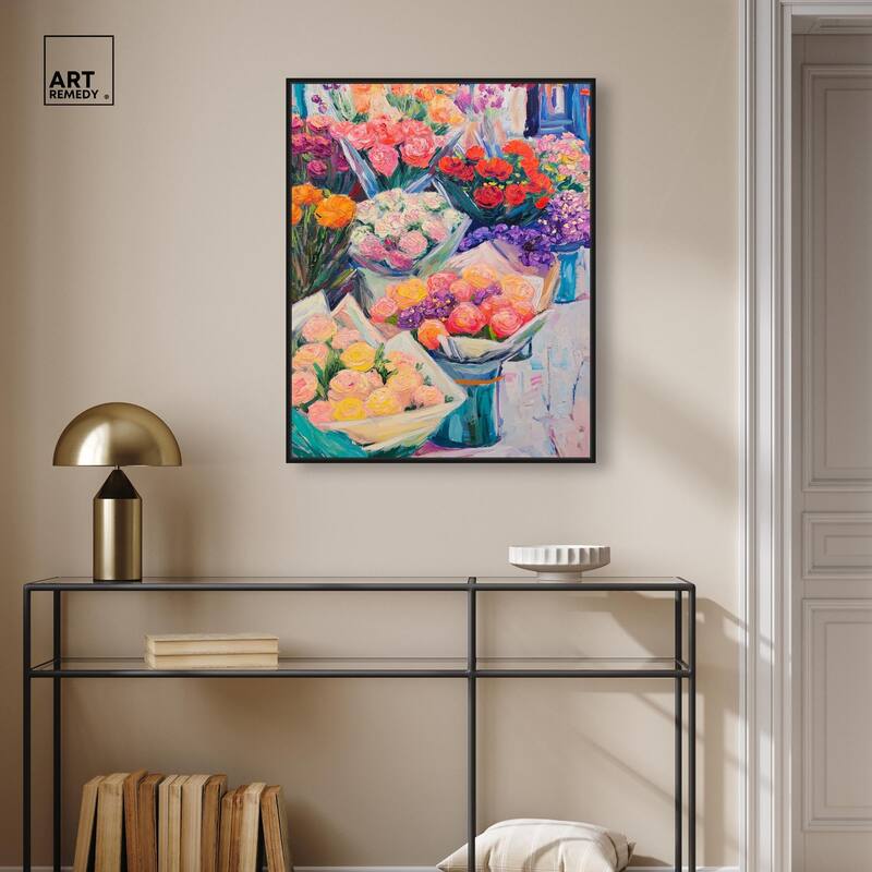 Market Blooms II Canvas by Art Remedy