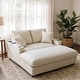 preview thumbnail 62 of 71, GDFStudio - Polyester 50.9" Loveseat Chaise Lounge Chair with Cup Holders