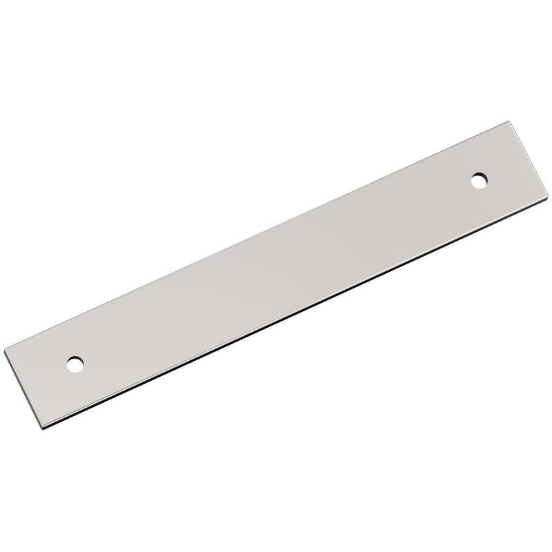 Amerock BP37763 Ladera 6-5/16" Backplate for 5-1/16" Center to Center - Polished Nickel