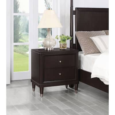 Niguel Brown 2-Drawer Nightstand