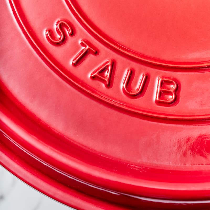 STAUB Cast Iron 4-qt Round Cocotte