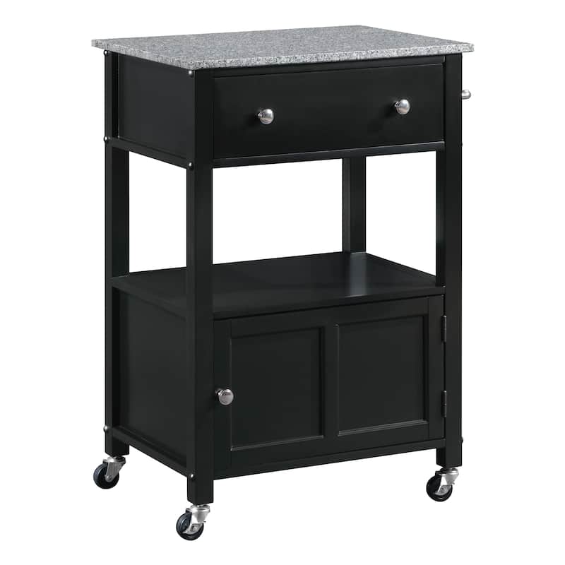 Fairfax Kitchen Cart with Granite Top