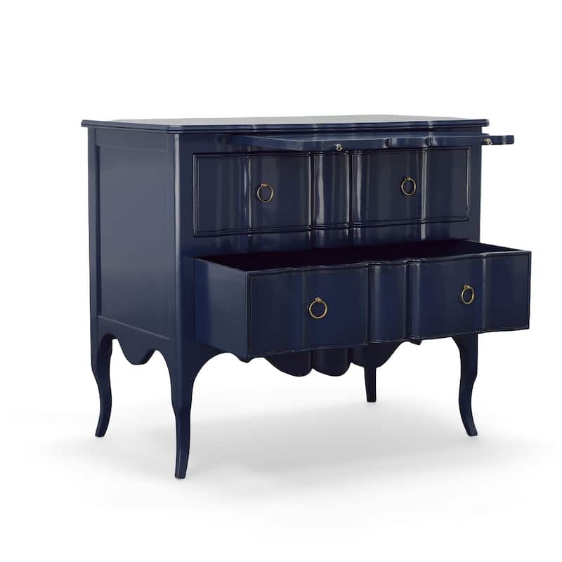 Delamar 40" 4-Drawer Storage Chest, Royal Blue
