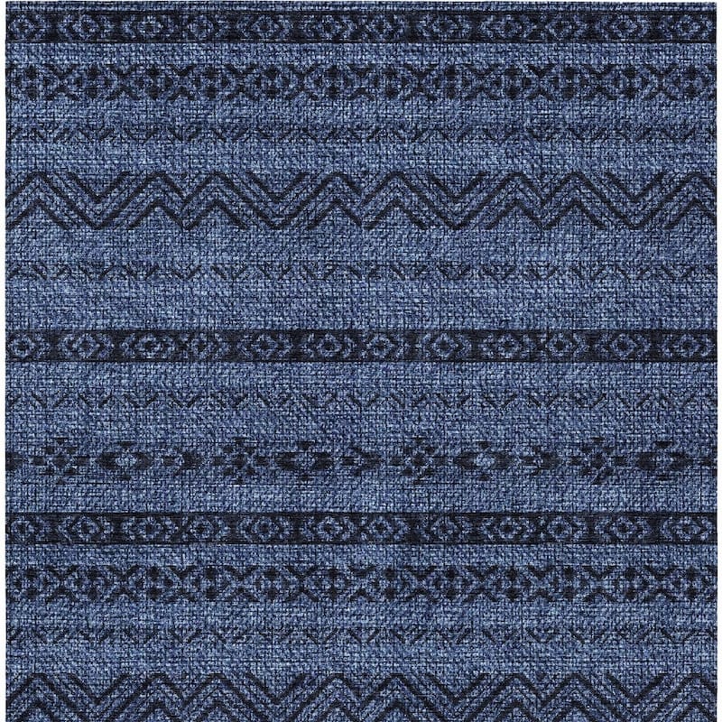 HomeRoots Southwestern Transitional Rectangle Outdoor Rug
