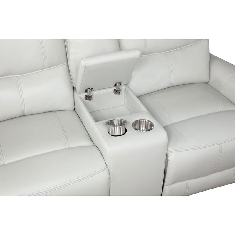 Denson 2-piece Upholstered Power Reclining Sofa Set