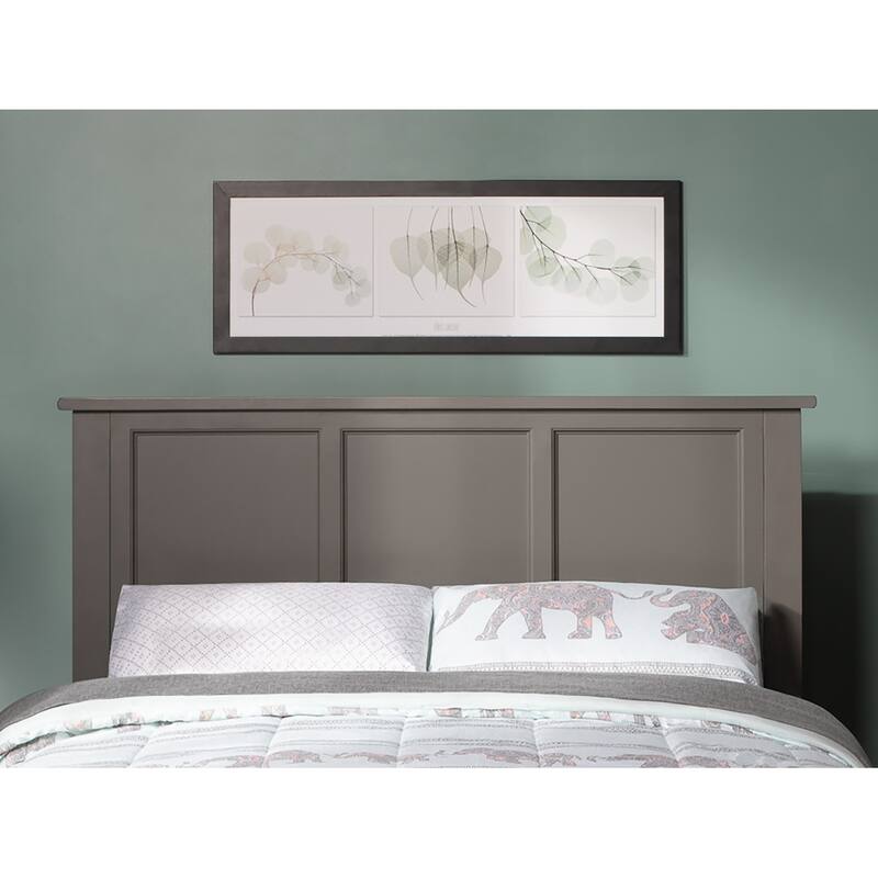 Full Size Platform Bed with Trundle - Low Profile, Gray Finish, USB Ports, 800 lb Capacity