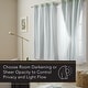 preview thumbnail 106 of 108, ATI Home Catarina Layered Curtain Panel Pair with grommet top