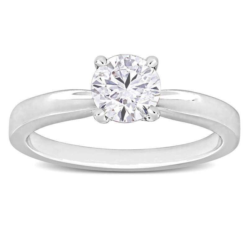 Miadora 7/8ct - 1ct TDW Diamond Solitaire Engagement Ring in 14k Rose White or Yellow Gold