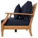 preview thumbnail 25 of 137, SAFAVIEH Couture Outdoor Martinique Solid Wood Patio Sofa