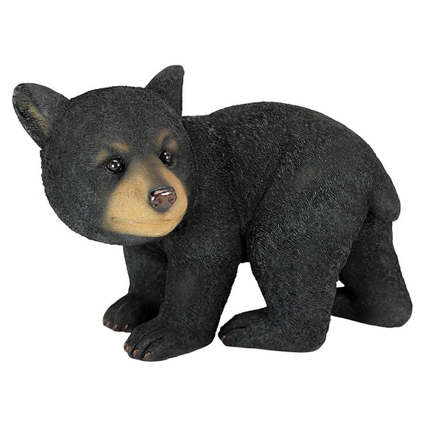 Design Toscano Roly-Poly Bear Cub Statues: Walking Bear