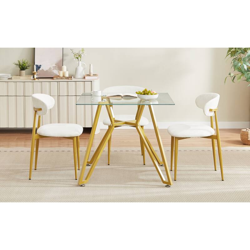 Set of 2 dining chairs, modern kitchen chairs with soft padding, farmhouse restaurant chairs