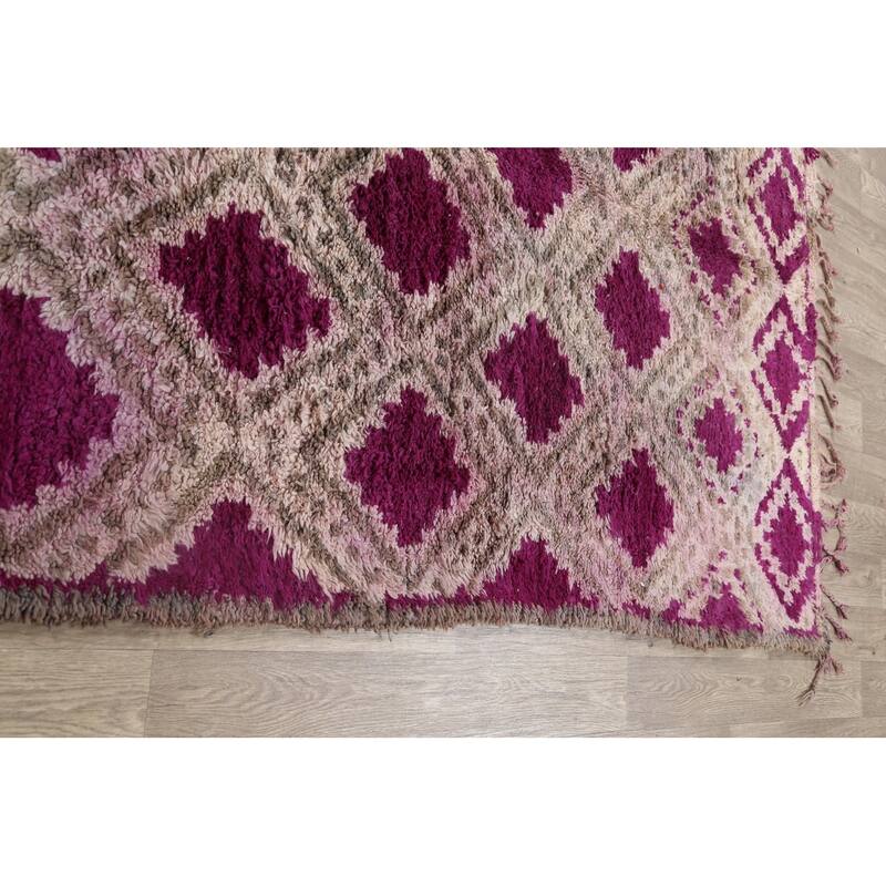 Tribal Moroccan Oriental Home Decor Area Rug Wool Hand-knotted Carpet - 5'11" x 10'10"