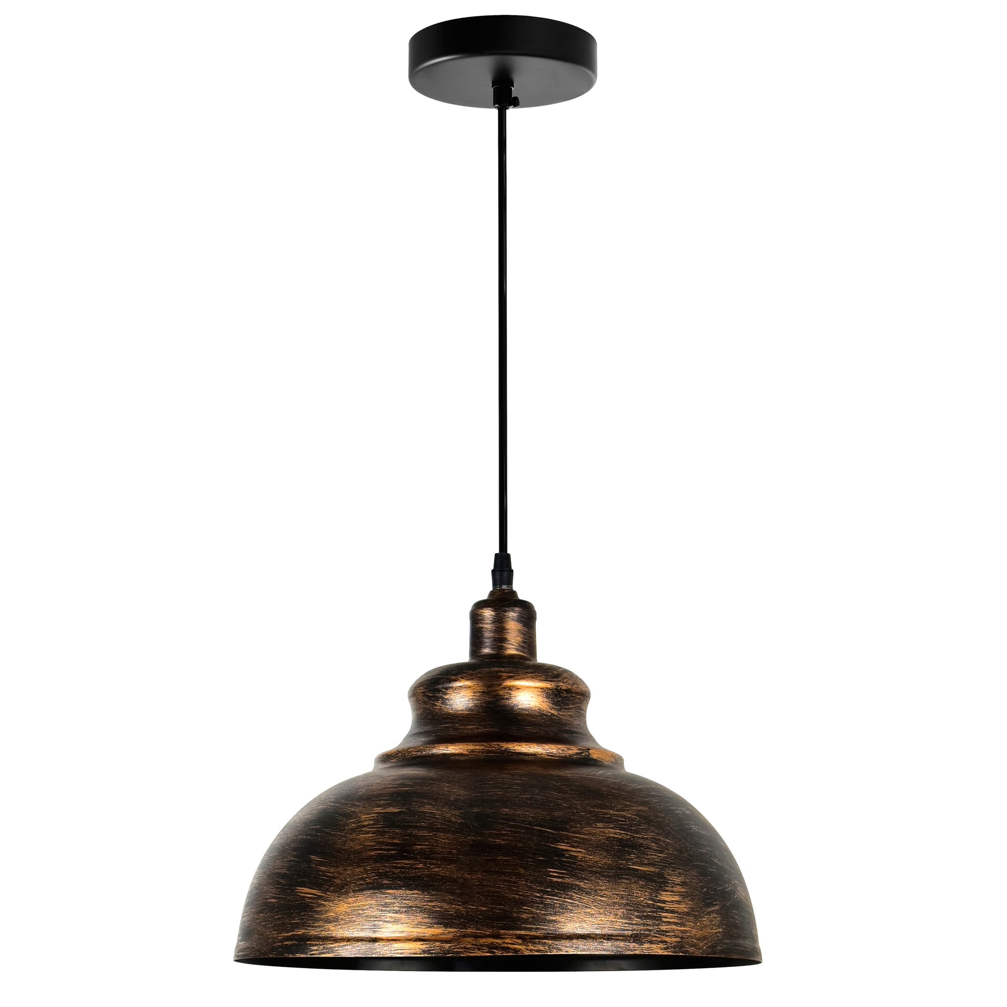 Copper finish pendant light outlet