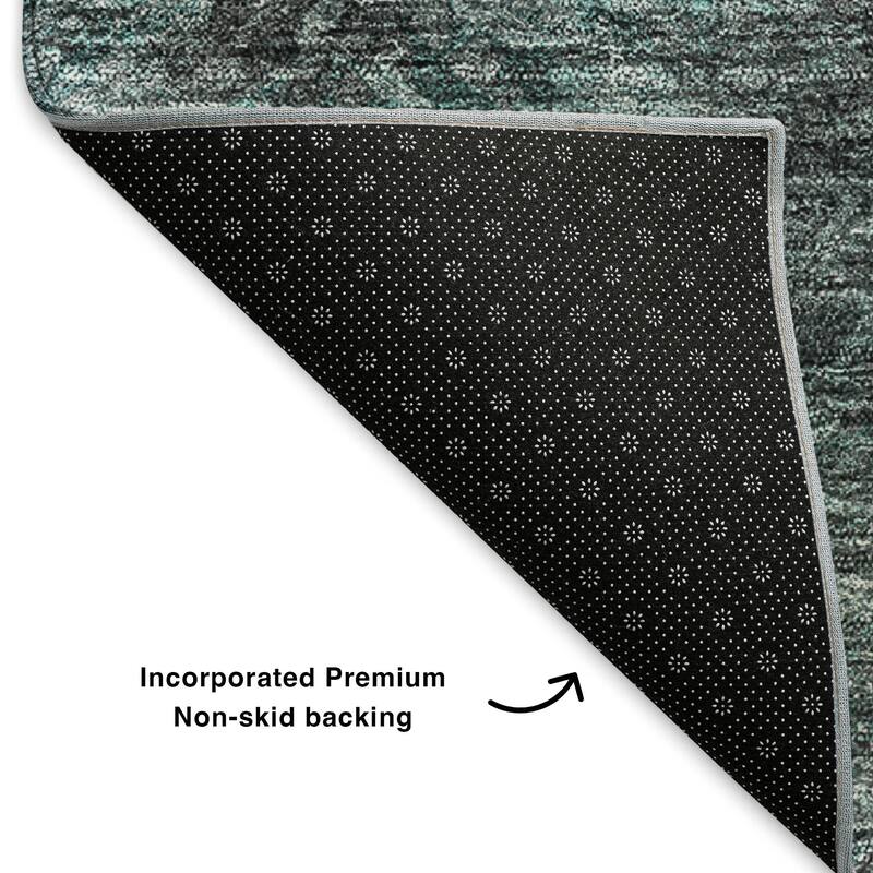 Premium Washable Super Soft Contemporary Abstract Mayfield Rug