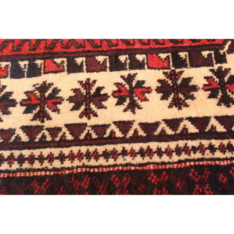 ECARPETGALLERY Hand-knotted Teimani Cream Wool Rug - 3'2 x 4'9