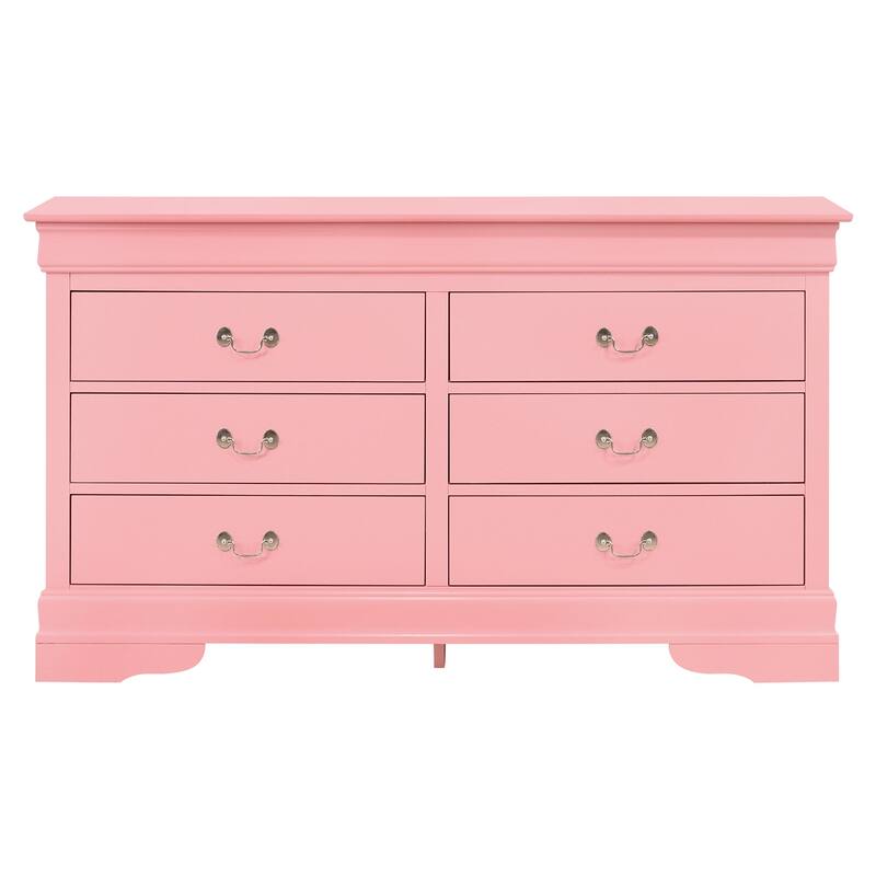 Louis Phillipe 2 6-Drawer Dresser
