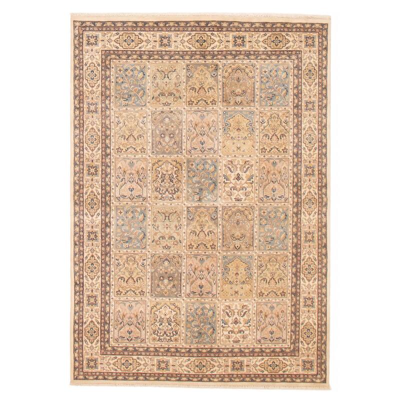 ECARPETGALLERY Hand-knotted Royal Sarough Cream Wool Rug - 5'5 x 7'10 - Cream - 5'5 x 7'10