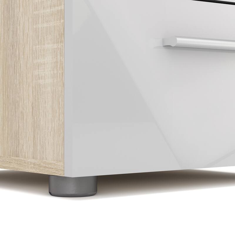 Porch & Den Angus Foiled 2-drawer Nightstand
