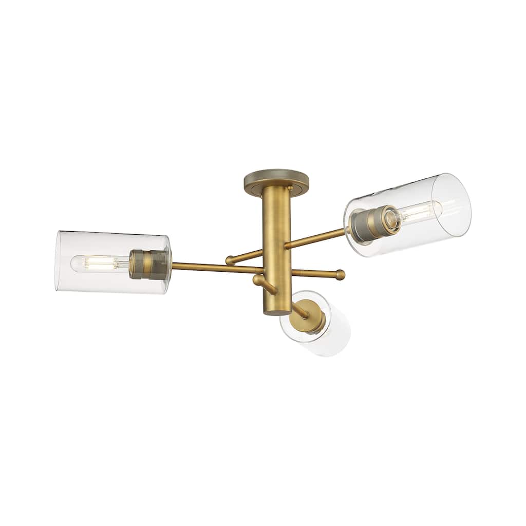 Innovations Lighting Crown Point - 3 Light 7" Flush Mount