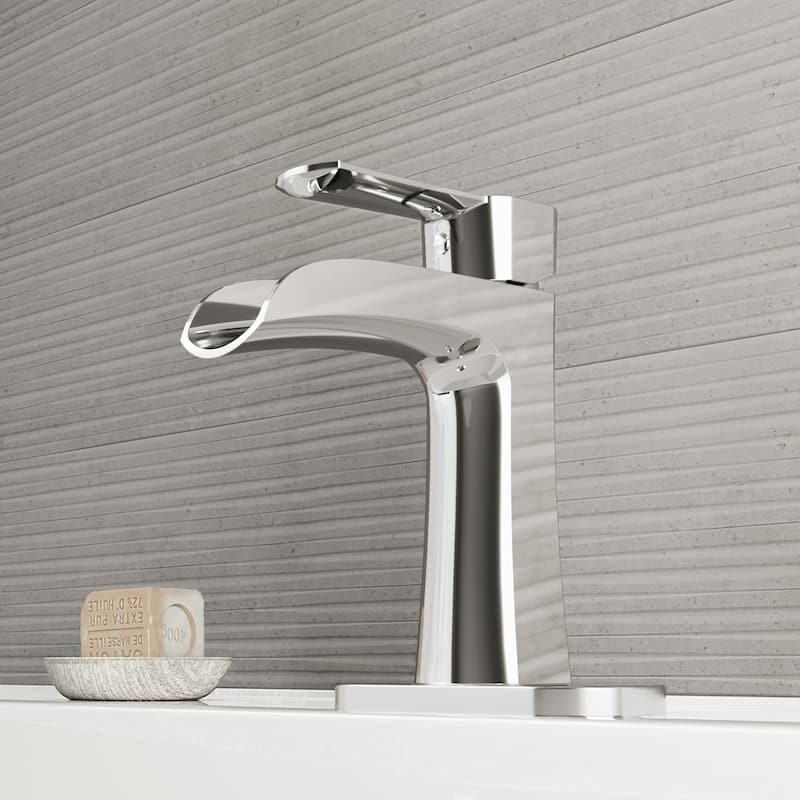 VIGO Paloma 7" H Single Handle Single Hole Bathroom Faucet Set
